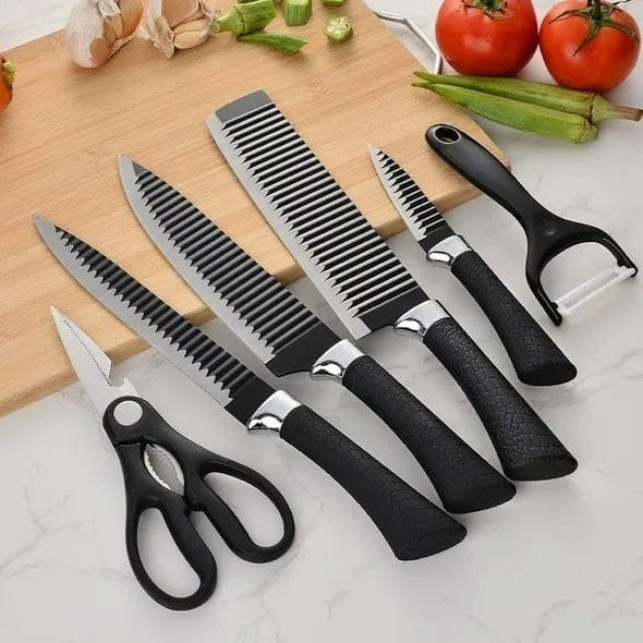 KUNZHISHENG 6-Piece Kitchen Knife Set