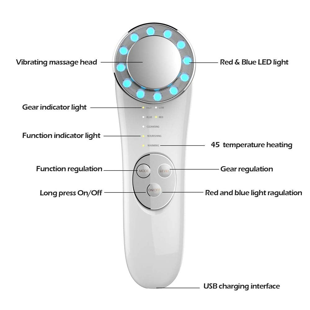 Facial Massager Skin Care Tools 7 In 1