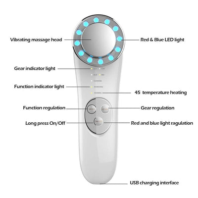 Facial Massager Skin Care Tools 7 In 1