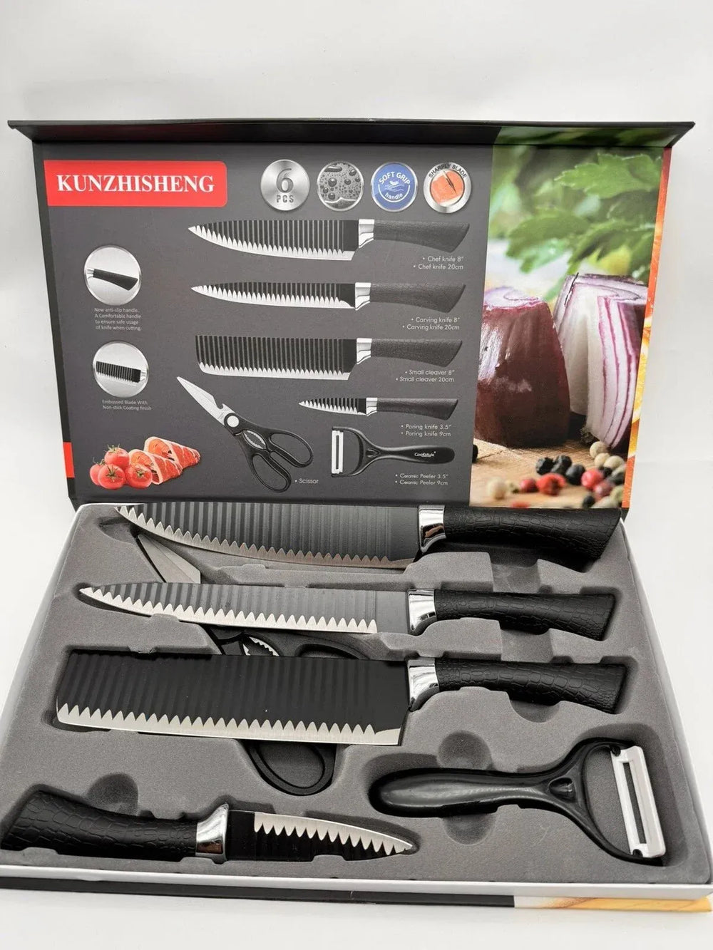 KUNZHISHENG 6-Piece Kitchen Knife Set