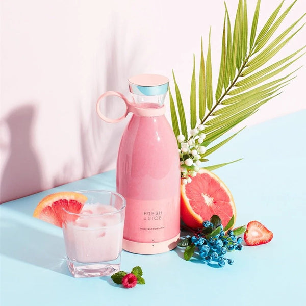 Electric Juicer Blender Mixer USB Rechargeable 350ML