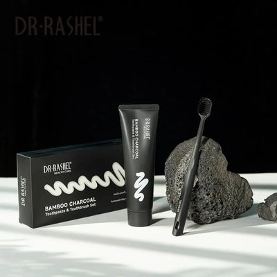 Bamboo Charcoal Toothpaste & Toothbrush Set